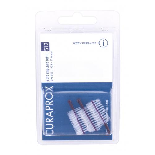 Curaprox Soft Implant Refill 2,0 - 12 mm 3 ks mezizubní kartáčky pro čištění implantátů unisex