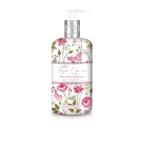 Baylis & Harding Royale Garden Rose, Poppy & Vanilla tekuté mýdlo na ruce 500 ml