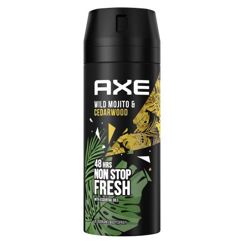 Axe Wild 150 ml deodorant s vůní mojita a cedrového dřeva pro muže