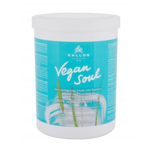 Kallos Vegan Soul Volumizing vyživující maska pro objem vlasů 1000 ml