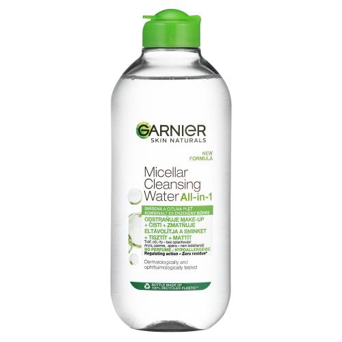 Garnier Skin Naturals Micellar Water All-In-1 Combination & Sensitive 400 ml jemná micelární voda pro smíšenou a citlivou pleť pro ženy