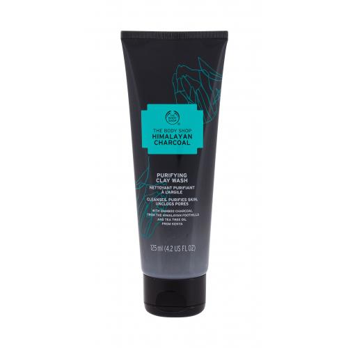 The Body Shop Himalayan Charcoal Purifying Clay Wash 125 ml čisticí gel pro ženy na všechny typy pleti; na problematickou pleť s akné
