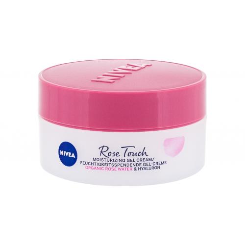 Nivea Rose Touch 50 ml hydratační denní pleťový gel-krém pro ženy