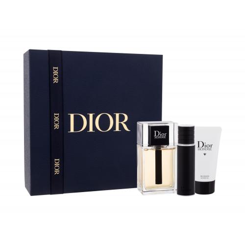 Christian Dior Dior Homme 2020 dárková kazeta pro muže toaletní voda 100 ml + sprchový gel 50 ml + toaletní voda 10 ml