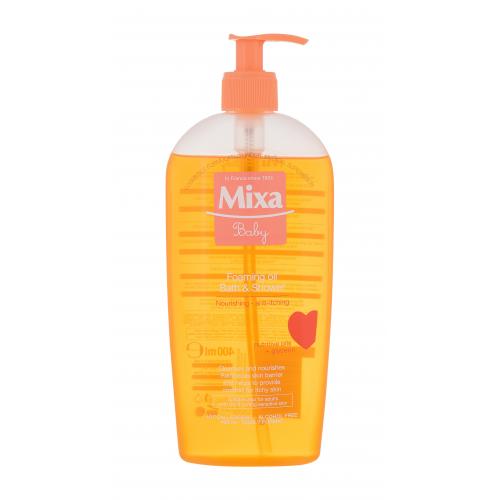Mixa Baby 400 ml šetrný pěnivý olej pro mytí a posílení dětské pokožky pro děti