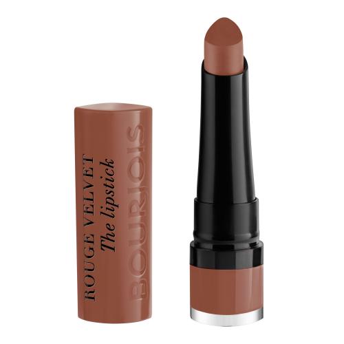 BOURJOIS Paris Rouge Velvet The Lipstick 2,4 g matná rtěnka pro ženy 22 Moka-Dero