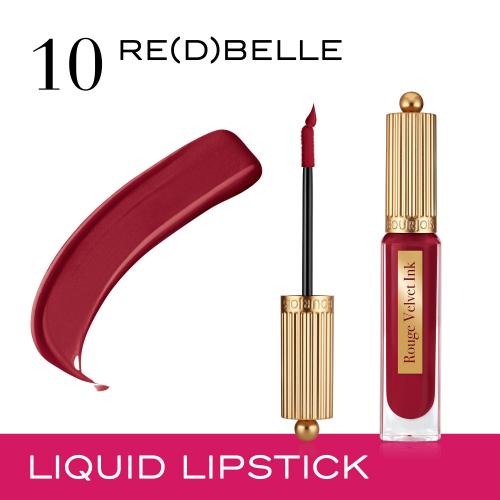 Bourjois Rouge Velvet Ink tekutá rtěnka s matným efektem odstín 10 Re(d)Belle 3.5 ml