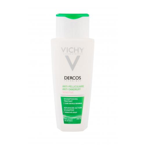 Vichy Dercos Anti-Dandruff Sensitive 200 ml šampon pro ženy poškozená krabička na citlivou pokožku hlavy; proti lupům