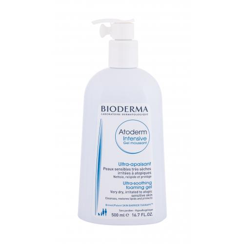 BIODERMA Atoderm Intensive Ultra-Soothing Foaming Gel 500 ml vyživující sprchový gel pro velmi citlivou a atopickou pokožku unisex