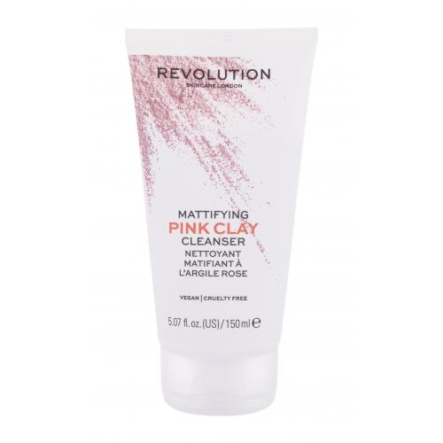 Revolution Skincare Pink Clay Mattifying 150 ml čisticí pěna pro mastnou pleť pro ženy