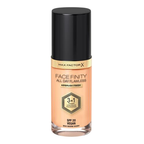 Max Factor Facefinity All Day Flawless SPF20 30 ml tekutý make-up s uv ochranou pro ženy W44 Warm Ivory