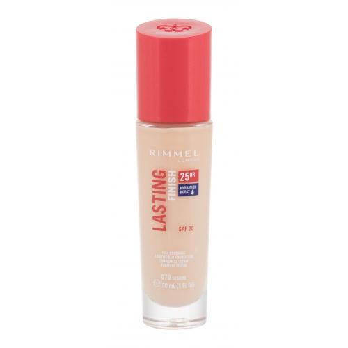 Rimmel Lasting Finish 25H tekutý make-up SPF 20 odstín 070 Sesame 30 ml
