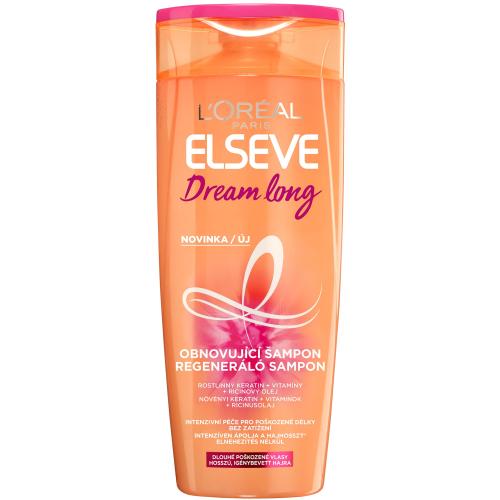 L'Oréal Paris Elseve Dream Long Restoring Shampoo 250 ml šampon pro dlouhé poškozené vlasy pro ženy