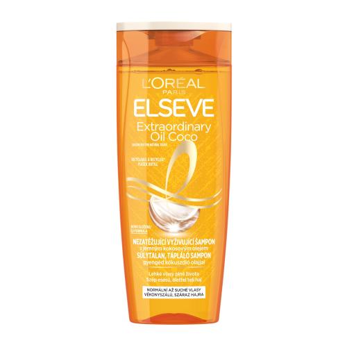 L'Oréal Paris Elseve Extraordinary Oil Coco Weightless Nourishing Shampoo 250 ml vyživující šampon pro normální až suché vlasy pro ženy
