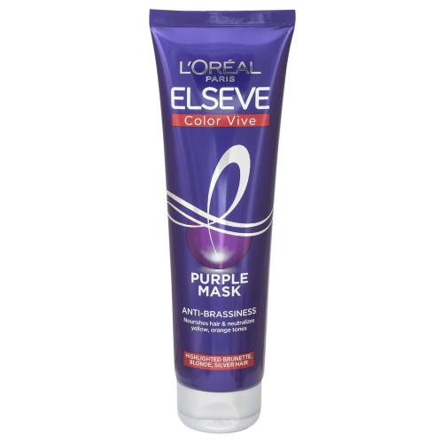 L'Oréal Paris Elseve Color-Vive Purple Mask 150 ml neutralizační vlasová maska pro ženy