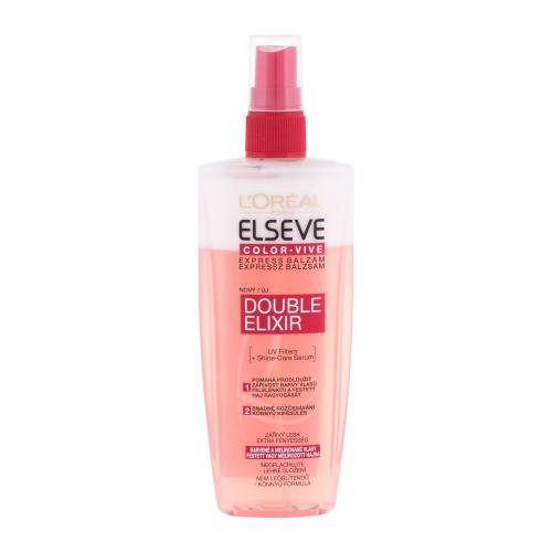 L'Oréal Paris Elseve Color-Vive Double Elixir 200 ml sprej pro barvené a melírované vlasy pro ženy