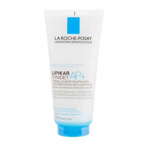 Ultra jemný čisticí krémový gel proti podráždění a svědění suché pokožky Lipikar Syndet AP+ (Lipid replenishing Cream Wash) 200 ml