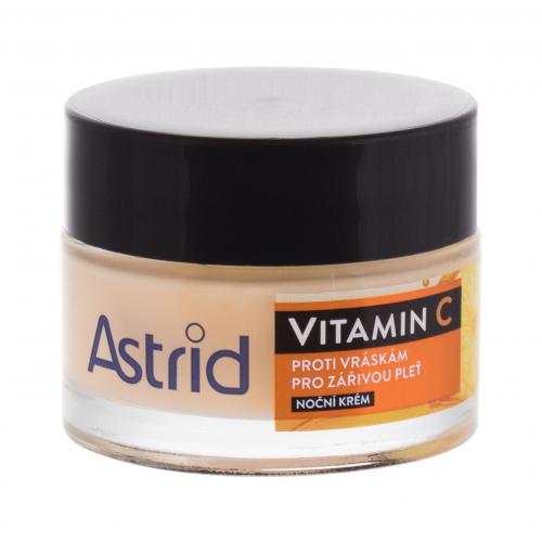 Astrid Vitamin C 50 ml noční pleťový krém proti vráskám pro ženy