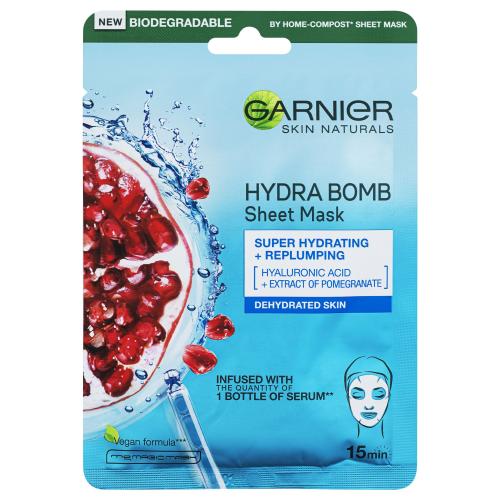 Garnier Skin Naturals Moisture + Aqua Bomb 1 ks hydratační textilní maska pro ženy