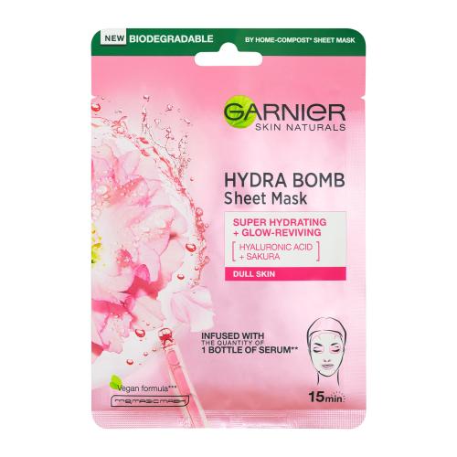 Garnier Skin Naturals Hydra Bomb Sakura 1 ks hydratační pleťová maska pro ženy