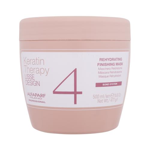 ALFAPARF MILANO Keratin Therapy Lisse Design Rehydrating 500 ml hydratační maska na vlasy pro ženy