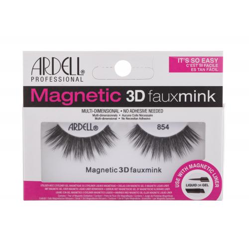 Ardell Magnetic 3D Faux Mink 854 1 ks magnetické umělé řasy pro ženy Black