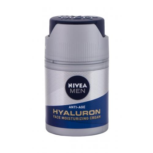 Nivea Men Hyaluron Anti-Age SPF15 50 ml hydratační krém proti stárnutí pleti pro muže