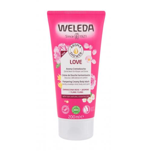 Weleda Love podmanivý sprchový gel Rose, Jasmine and Ylang-Ylang 200 ml