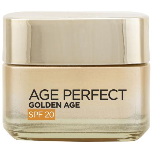 L'Oréal Paris Age Perfect Golden Age SPF20 50 ml tónovací a zpevňující pleťový krém pro zralou pleť pro ženy