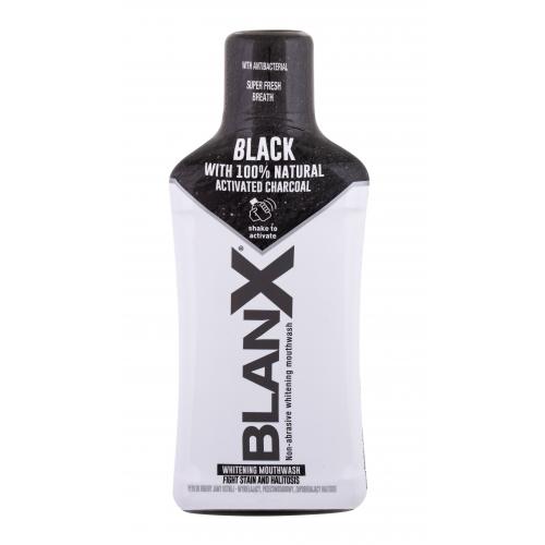 BlanX Black Mouthwash bělicí ústní voda s aktivním uhlím 500 ml