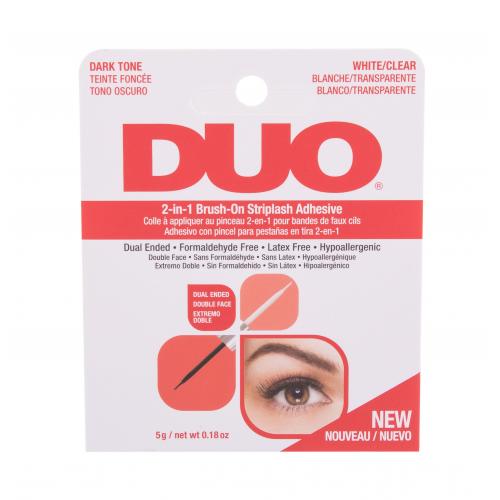 Ardell Duo 2-in-1 Brush-On Striplash Adhesive 5 g umělé řasy pro ženy poškozená krabička