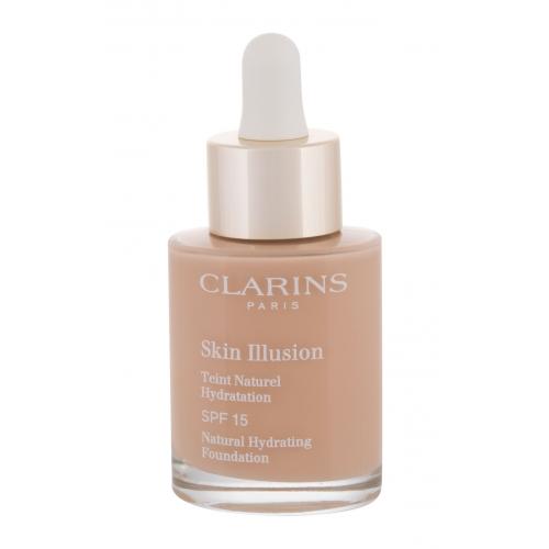 Clarins Skin Illusion Natural Hydrating SPF15 30 ml hydratační make-up s uv filtrem pro ženy 107 Beige