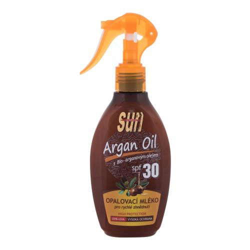 Vivaco Sun Argan Oil SPF30 200 ml opalovací mléko s arganovým olejem unisex