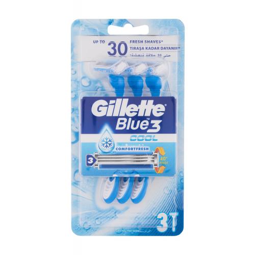 Gillette Blue3 Cool jednorázová holítka pro muže jednorázová holítka 3 ks