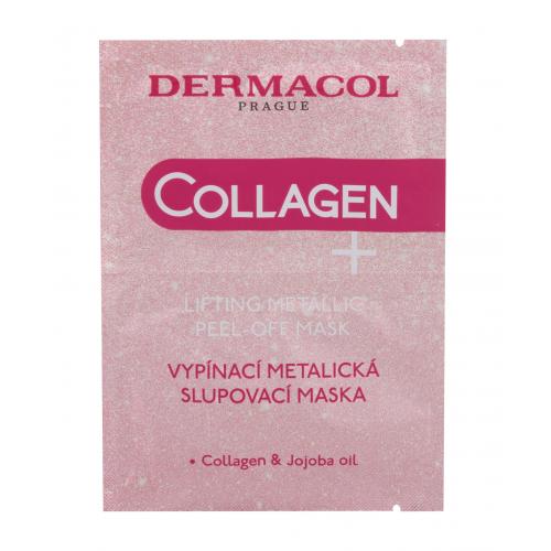 Dermacol Collagen+ Lifting Metallic Peel-Off 15 ml liftingová slupovací maska pro ženy
