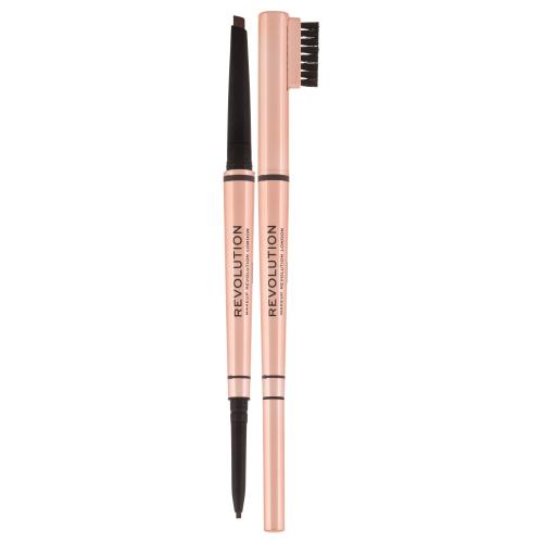 Revolution Balayage Duo Brow Pencil Brown Tužka Na Obočí 1 g