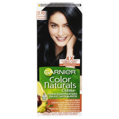 Garnier Color Naturals Créme 40 ml permanentní zářivá barva na vlasy pro ženy 2,10 Blueberry Black