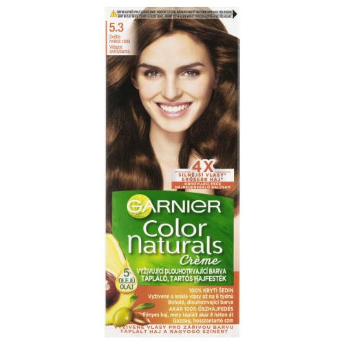 Garnier Color Naturals Creme barva na vlasy odstín 5.3 Natural Light Golden Brown