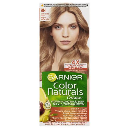 Garnier Color Naturals Créme 40 ml permanentní zářivá barva na vlasy pro ženy 9N Nude Extra Light Blonde