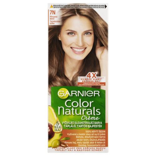 Garnier Color Naturals permanentní barva na vlasy 7N přirozená blond, 60+40+12ml