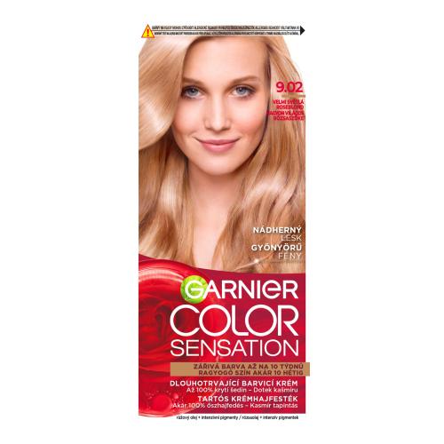 Garnier Color Sensation barva na vlasy odstín 9.02 Light Roseblonde 1 ks
