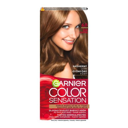Garnier Color Sensation 40 ml permanentní barva na vlasy pro ženy 6,0 Precious Dark Blonde