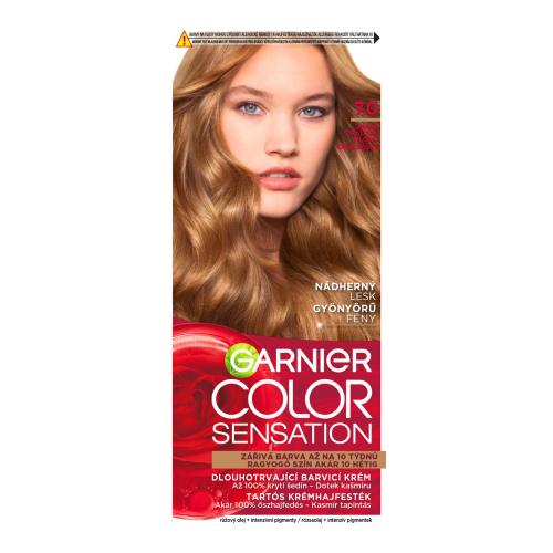 Garnier Color Sensation 40 ml permanentní barva na vlasy pro ženy 7,0 Delicate Opal Blond