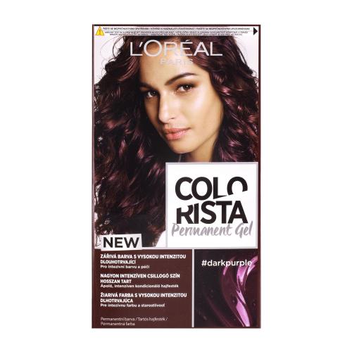 L’Oréal Paris Colorista Permanent Gel permanentní barva na vlasy odstín Dark Purple