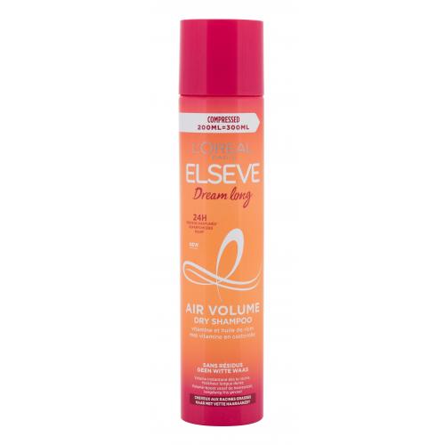 L'Oréal Paris Elseve Dream Long Air Volume Dry Shampoo 200 ml osvěžující suchý šampon pro ženy