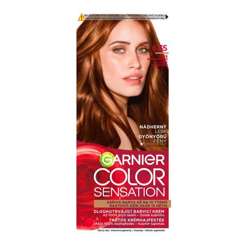 Garnier Color Sensation 40 ml permanentní barva na vlasy pro ženy 6,35 Chic Orche Brown