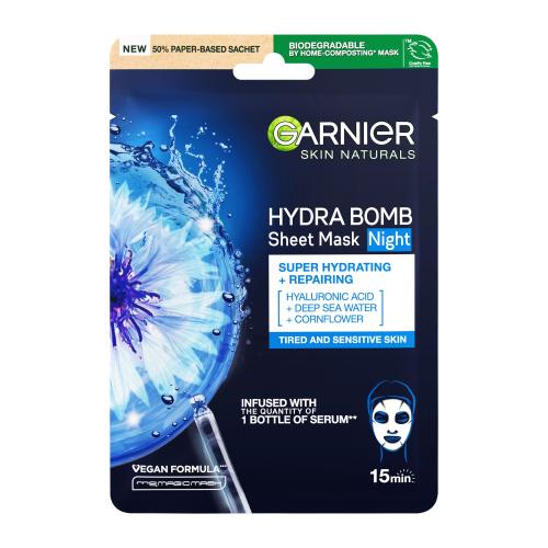 Garnier Skin Naturals Hydra Bomb Night 1 ks hydratační maska pro unavenou a citlivou pleť pro ženy