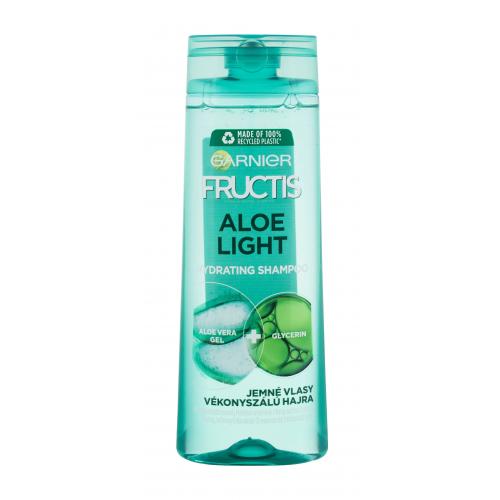 Garnier Fructis Aloe Light 400 ml hydratační a vyživující šampon pro jemné vlasy pro ženy