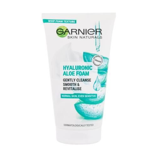 Garnier Skin Naturals Hyaluronic Aloe Foam 150 ml čisticí pěna pro vyhlazení a rozjasnění pleti pro ženy