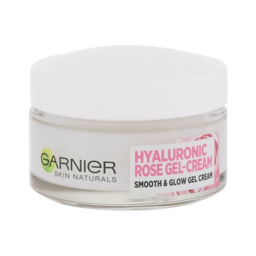 Garnier Skin Naturals Hyaluronic Rose Gel-Cream 50 ml zjemňující a rozjasňující pleťový gelový krém pro ženy